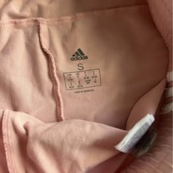 Adidas Women’s 3-Stripes Pink Athletic Shorts – Size Small - Picture 2 of 5